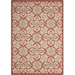 Nourison Home Caribbean CRB02 Ivory Rust 3 ft. 11 in. X 5 ft. 11 in. Area Rug