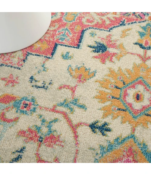 Nourison Passion Area Rug PSN25-Ivory/Pink