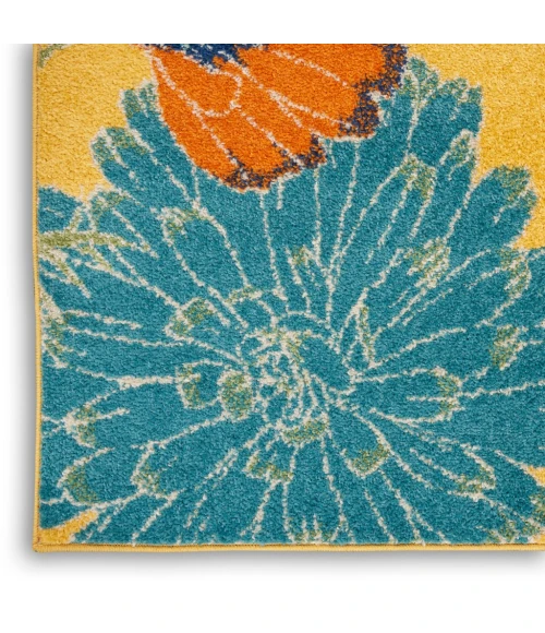 Nourison Allur Area Rug ALR06-Yellow Multicolor