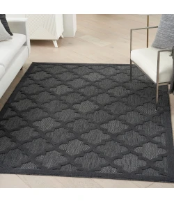 Nourison Home Easy Care NES01 Charcoal Black 5 ft. X 7 ft. Area Rug