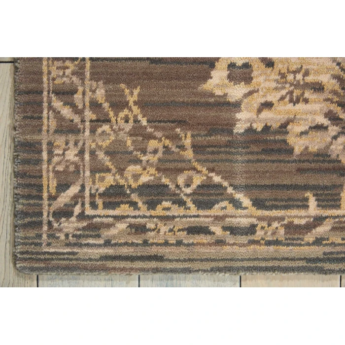 Nourison Silk Elements Area Rug SKE31-Graphite