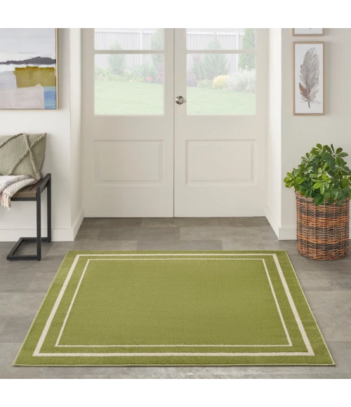 Nourison Nourison Essentials Area Rug NRE02 Green Ivory