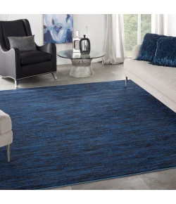 Nourison Home Nourison Essentials NRE01 Midnight Blue 9 ft. Square Area Rug