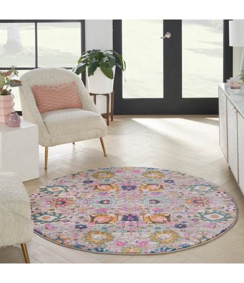 Nourison Passion Area Rug PSN01 Silver