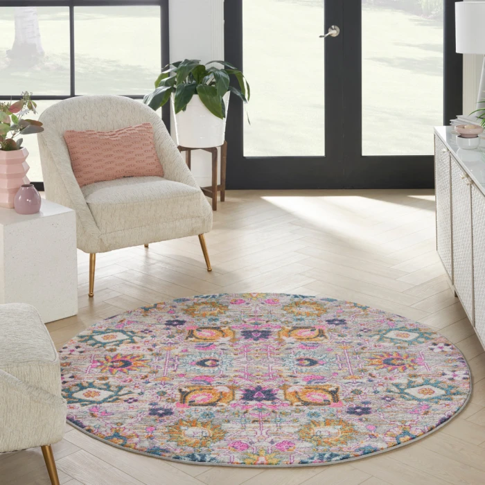 Nourison Passion Area Rug PSN01 Silver