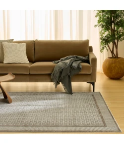 Nourison Home Nordic NRC03 Ivory Grey 5 ft. X 7 ft. Area Rug