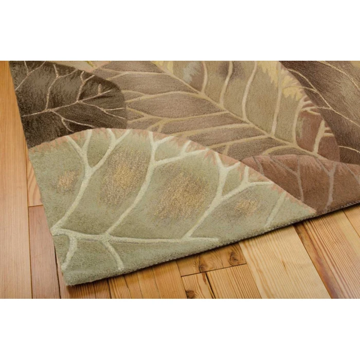 Nourison Tropics Area Rug TS12-Brown/Green