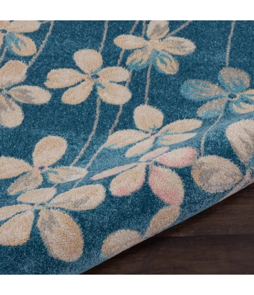 Nourison Tranquil Area Rug TRA04-Turquoise