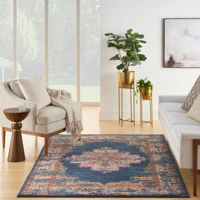 Nourison Passion Area Rug PSN03 Navy