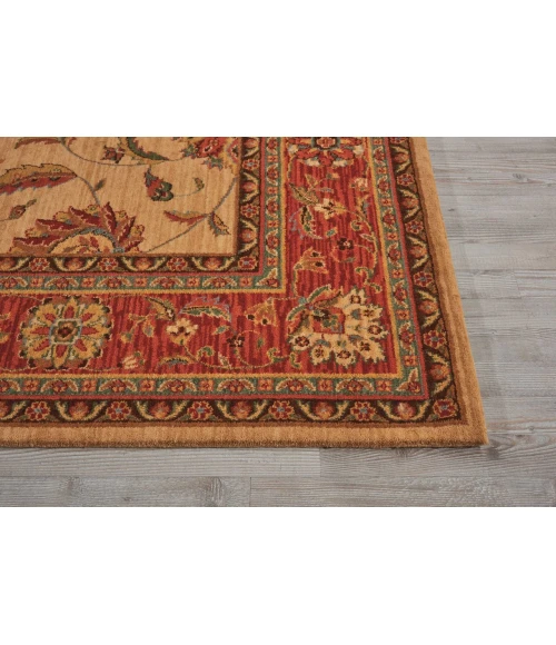 Nourison Home Living Treasures Cream / Ivory LI04 5ft.10in. x Round Round Rug