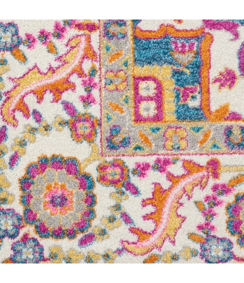 Nourison Passion Area Rug PSN20-Teal Multicolor