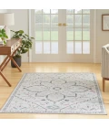 Nicole Curtis Machine Washable Series 1 Area Rug SR110 Ivory Blue