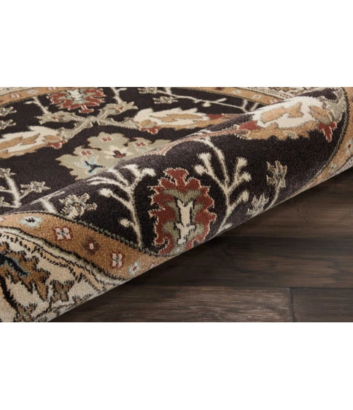Nourison Home Walden Brown WAL04 3ft.9in. x Round Round Rug
