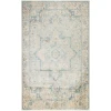 Nourison Home Astra Machine Washable ASW12 Light Blue 7 ft. 10 in. X 10 ft. Area Rug