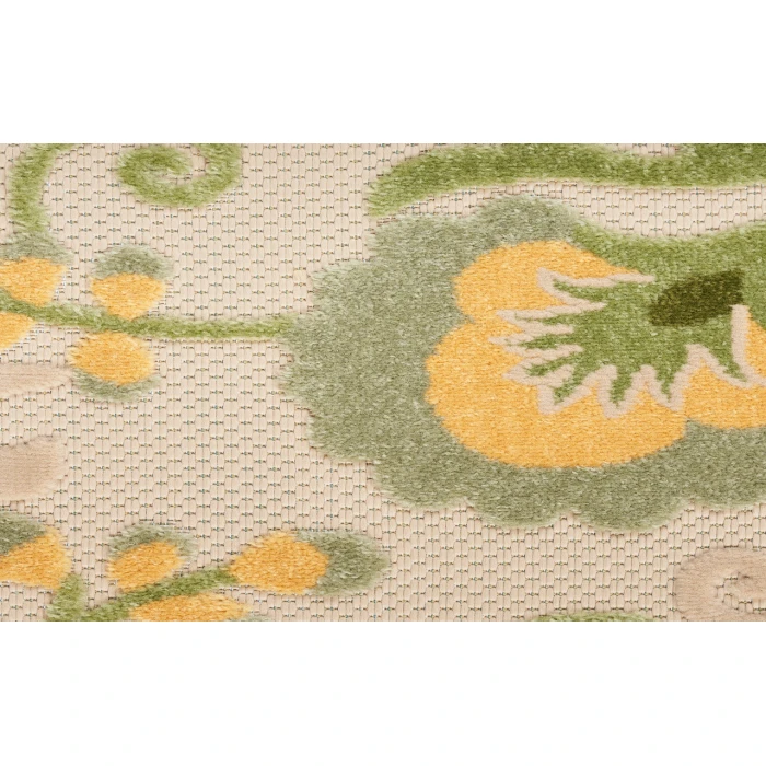 Nourison Aloha Ivory Green ALH17 12 ft. X 15 ft. Rectangle Rug