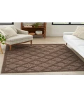 Nourison Easy Care Brown NES01 4 ft. X 6 ft. Rectangle Rug