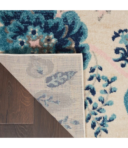 Nourison Tranquil Area Rug TRA02-Ivory/Light Blue