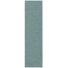 Nourison Home Washable Solutions WSL01 Aqua 2 ft. 2 in. X 8 ft. Area Rug