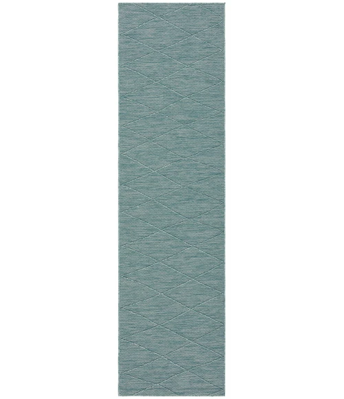 Nourison Washable Solutions Aqua WSL01 8 ft. Rect. Rug