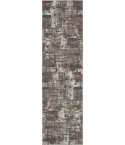 Nourison Home Tangra TNR02 Grey/Multi 2 ft. 2 in. X 7 ft. 6 in. Area Rug