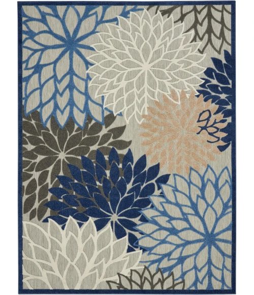 Nourison Aloha Area Rug ALH05-Blue/Multicolor