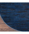 Nourison Essentials Midnight Blue Area Rug NRE01-Midnight Blue