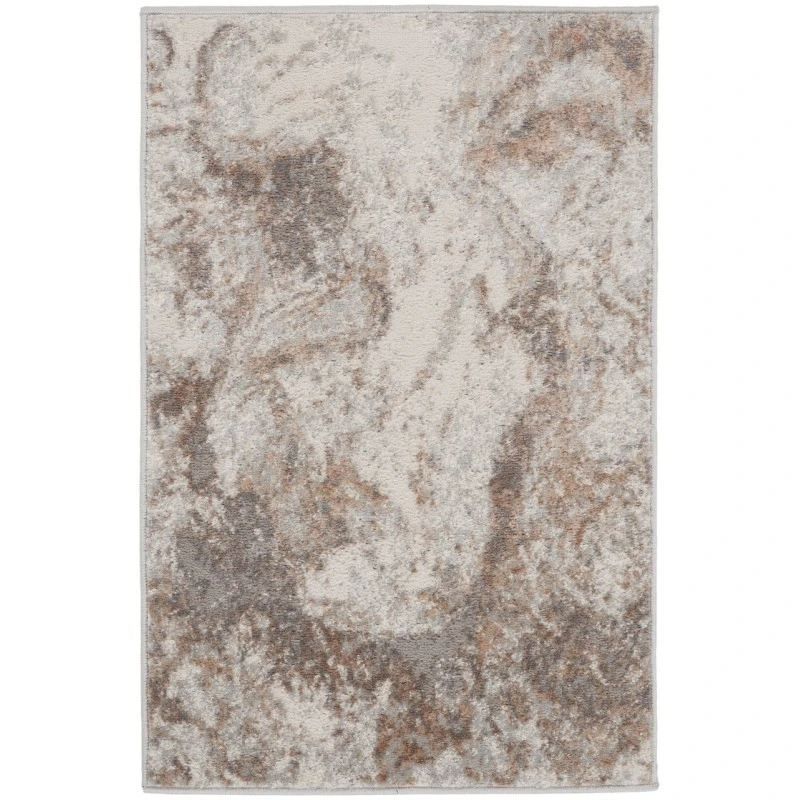 Nourison Elation Area Rug ETN02-Ivory Grey