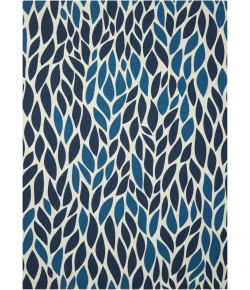 Nourison Home & Garden RS094 Blue 4 ft. 4 in. X 6 ft. 3 in. Area Rug