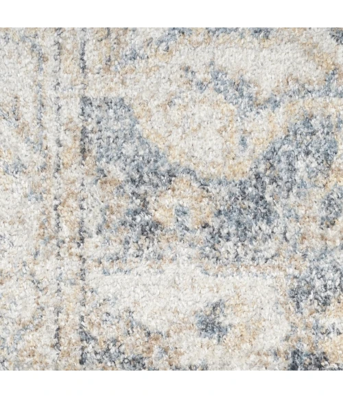 Nourison Astra Machine Washable Grey Blue ASW12 10ft. x 14ft. Rect. Rug