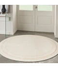 Nourison Home Nourison Essentials Ivory Gold NRE02 8 ft. Round Rug