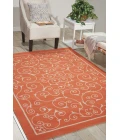 Nourison Home & Garden Area Rug RS019 Orange 10' x 13'