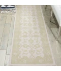 Nourison Home Zephyr Ivory/Green ZEP01 2ft.3in. x 8ft. Rect. Rug