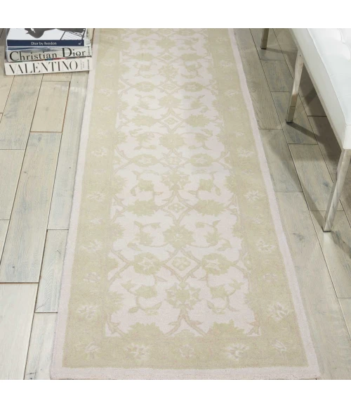 Nourison Home Zephyr Ivory/Green ZEP01 2ft.3in. x 8ft. Rect. Rug
