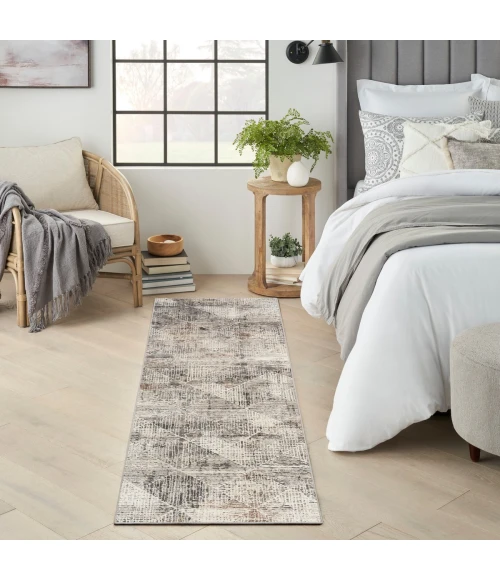 Nourison Sustainable Trends Ivory Multicolor SUT08 8 ft. Rect. Rug