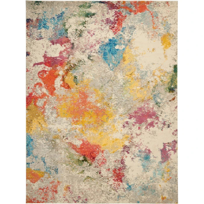 Nourison Celestial Area Rug CES12-Ivory/Multicolor