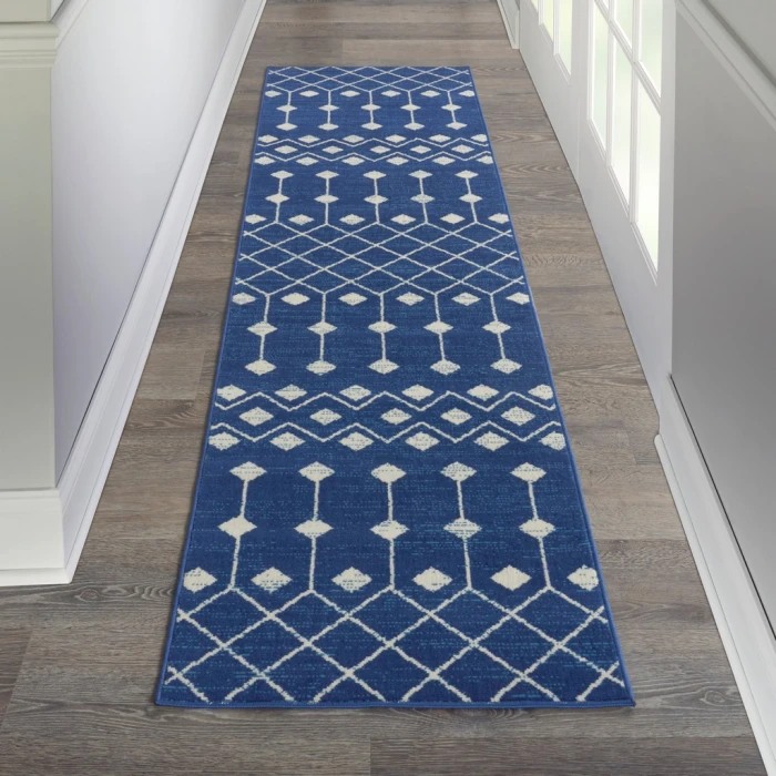Nourison Grafix Runner Area Rug GRF37-Navy
