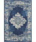Nourison Grafix Area Rug GRF14-Navy Blue