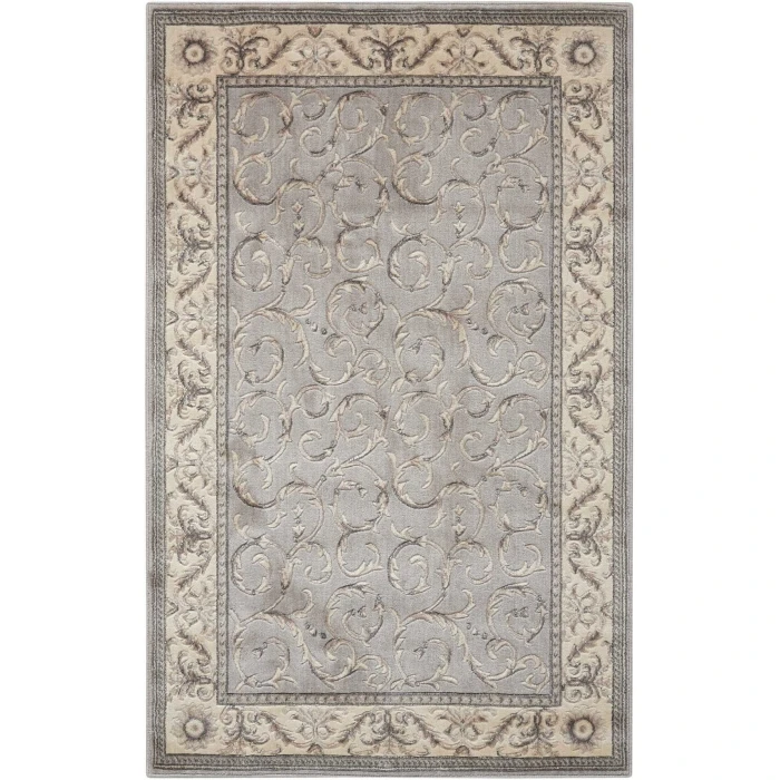 Nourison Somerset Silver ST02A 2ft. x 2ft. 9in. Rect. Rug