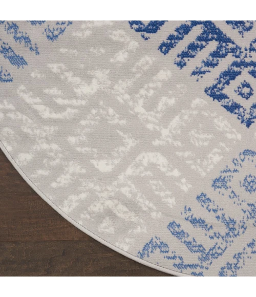 Nourison Whimsicle Area Rug WHS18-Grey Blue