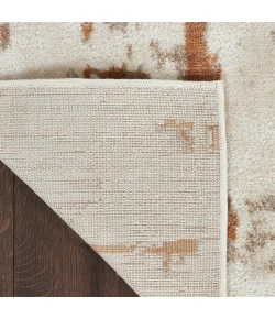 Nourison Home Quarry QUA01 Ivory Rust 2 ft. 2 in. X 7 ft. 6 in. Area Rug