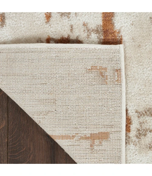 Nourison Quarry Ivory Rust QUA01 8 ft. Rect. Rug
