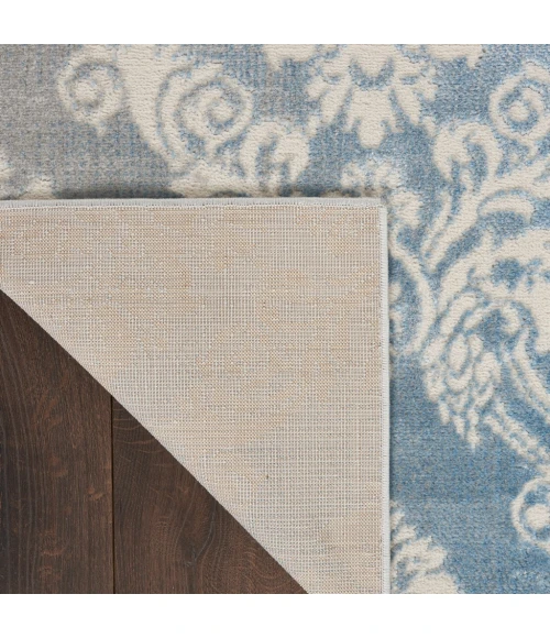 Nourison Elation Area Rug ETN03-Ivory Blue