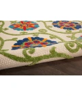 Nourison Aloha Round Area Rug ALH19-Blue/Multicolor