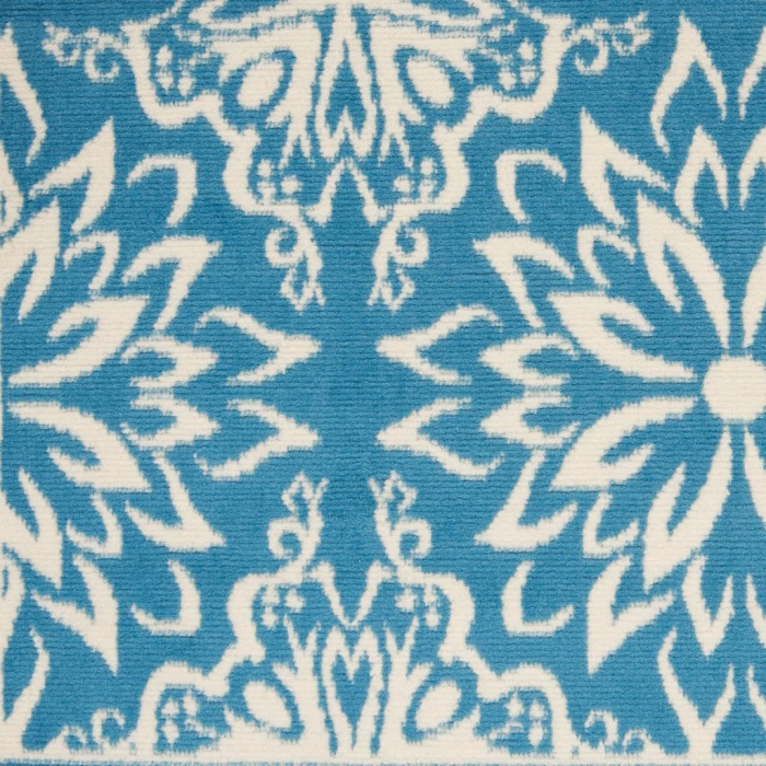 Nourison Jubilant Area Rug JUB06-Ivory/Blue