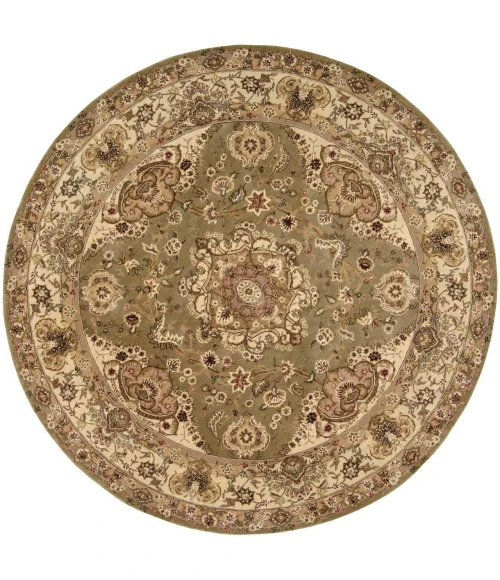 Nourison Home Nourison 2000 Green 2028 8ft. x Round Round Rug