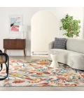 Nourison Allur Area Rug ALR09-Ivory Multicolor