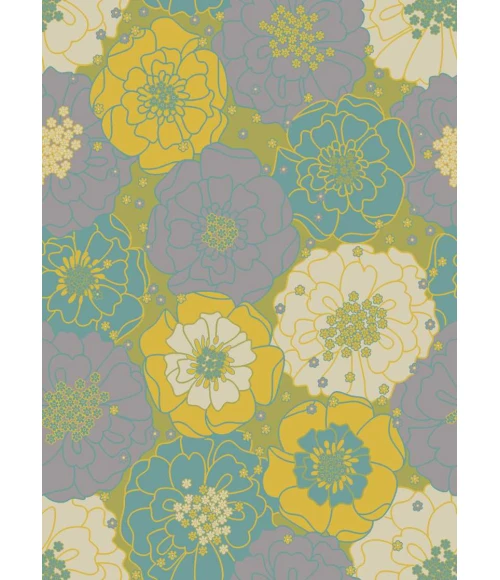 Nourison Home & Garden Area Rug RS021-Green