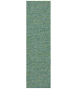 Nourison Home Washable Solutions WSL01 Blue/Green 2 ft. 2 in. X 8 ft. Area Rug