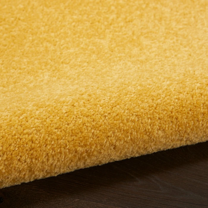Nourison Essentials Yellow Area Rug NRE01-Yellow