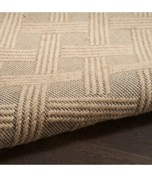 Nourison Washable Jute Natural WSJ02 4 ft. X 6 ft. Rect. Rug